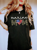 Marine Mom Comfort Colors T-Shirt